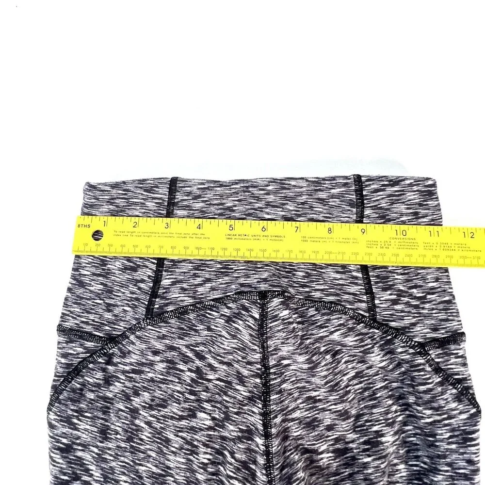 Lululemon Ready To Rulu Tights Spaced Out Space Dye Black & White Size 2